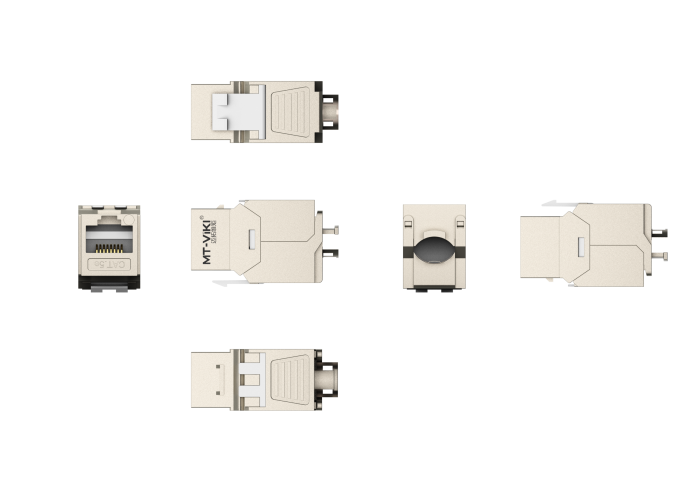 超五类屏蔽型网络模块 mt-mk53