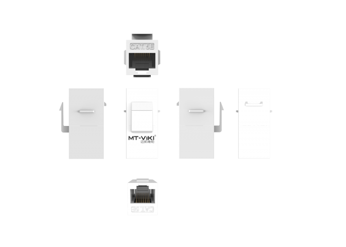 超五类直通型网络模块 mt-mk55