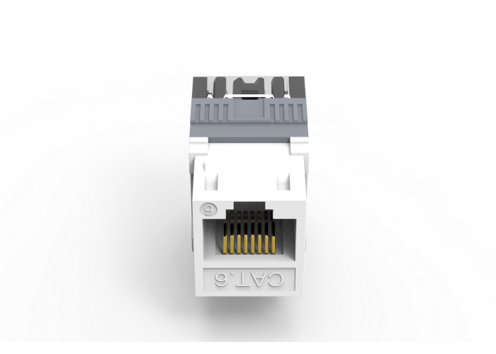 超六类180度型网路模块 mt-mk64