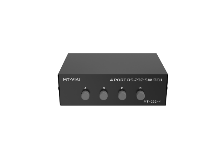 4进1出 rs232串口切换器 mt-232-4