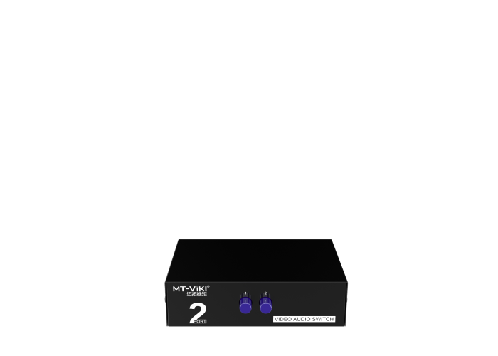 2进1出 手动双向av音视频切换器 mt-231av